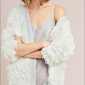 Anthropologie French Alps Shaggy Cardigan